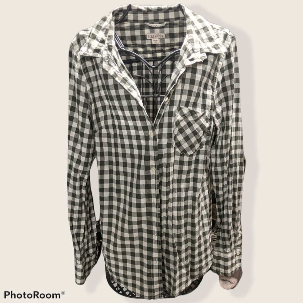 Gingham button up